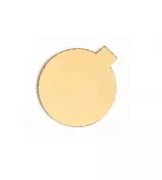 Semelle Or/Noir Diam 8cm